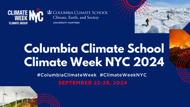 Climate Week 2024 announcement