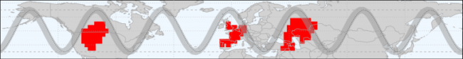 Global map of air currents that cause heat waves.