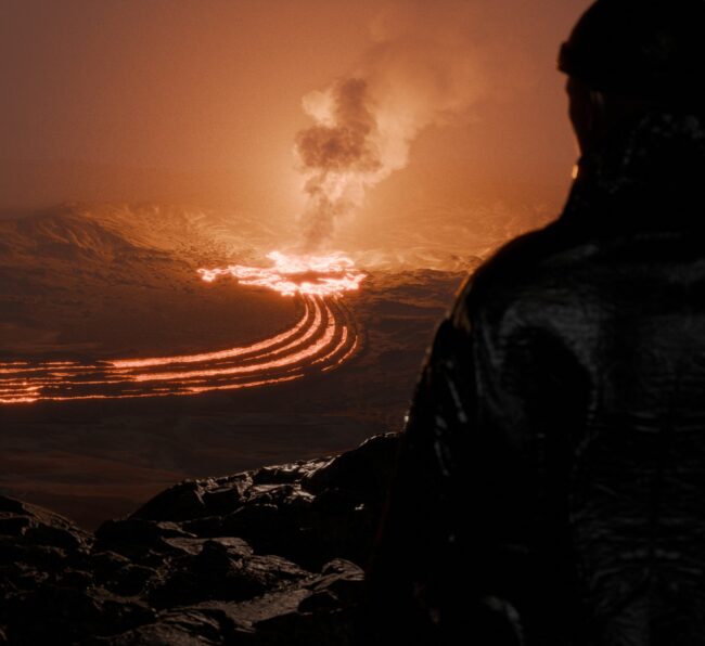 Rendering of a hypothetical lava molding facility