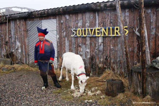 A member of a Saami family in Norway