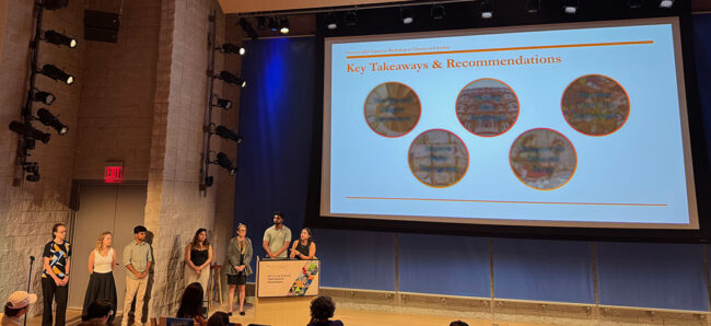Climate and Society students present summer capstone projects