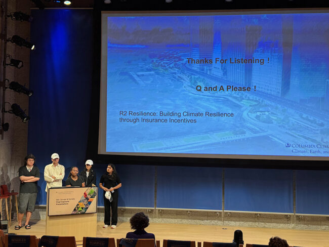 Climate and Society students present summer capstone projects