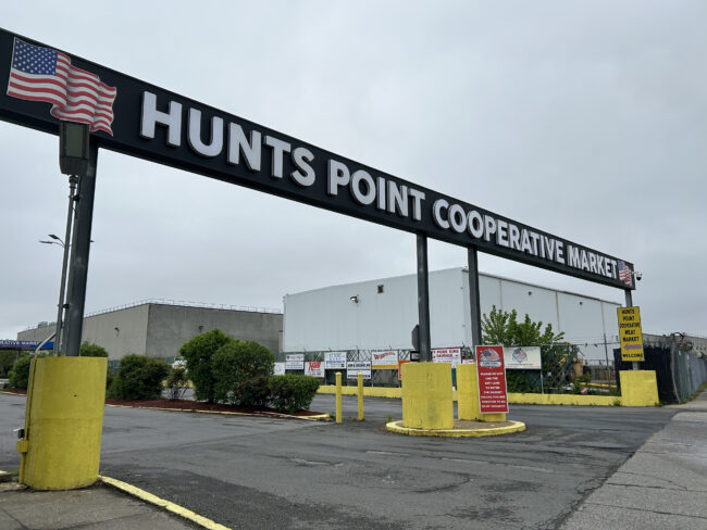 Hunts Point Cooperative Market sign